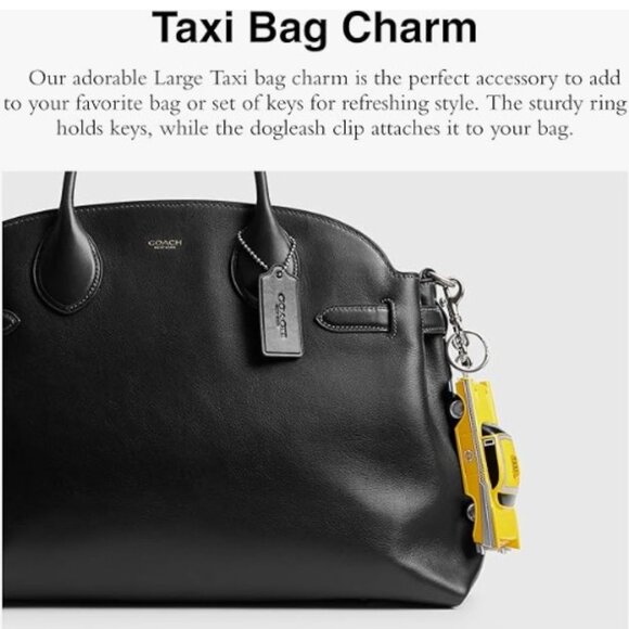 Coach LARGE Taxi Charm - CY401 - The Large - BNWT - - Picture 10 of 11